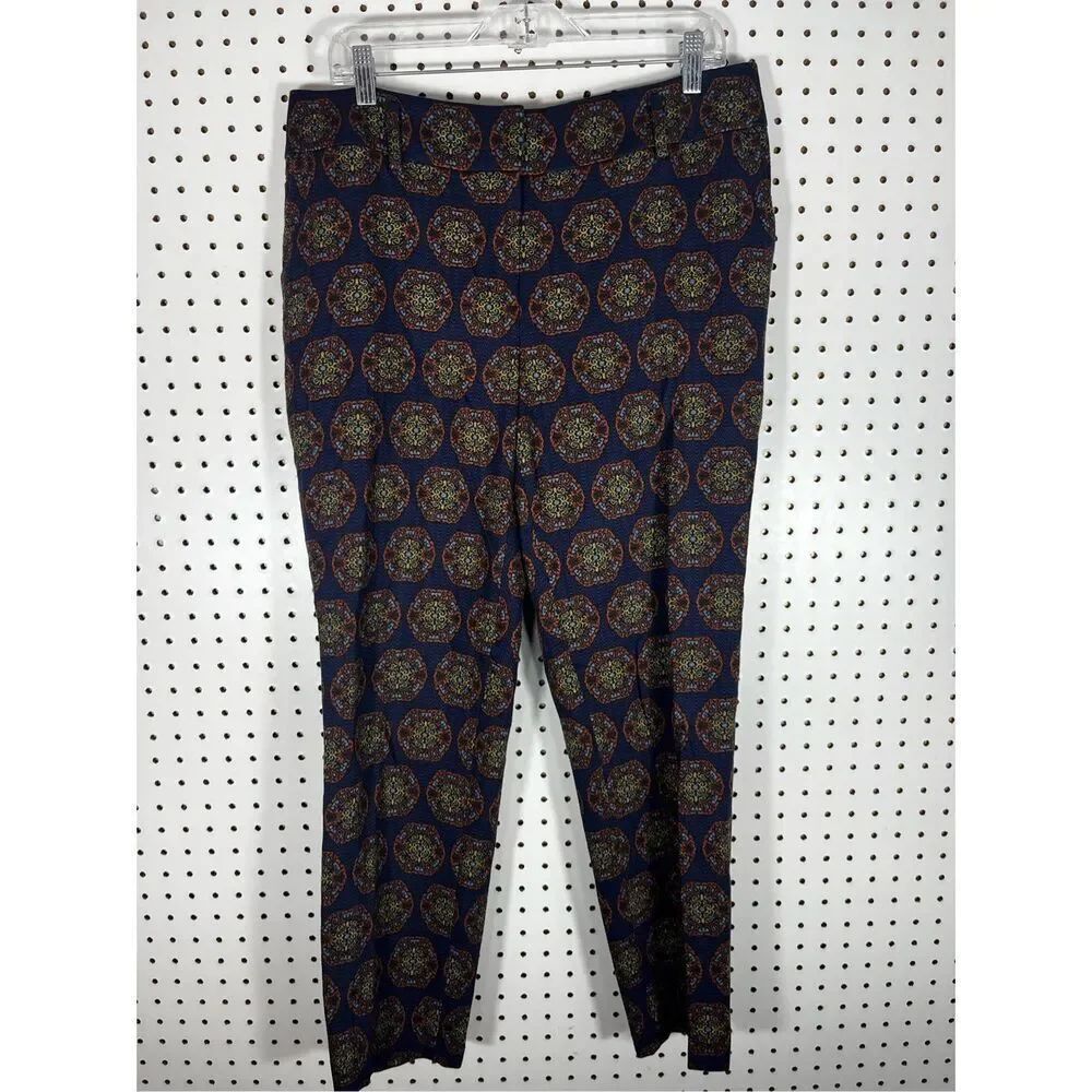 And Taylor Loft Julie printed pants size 10